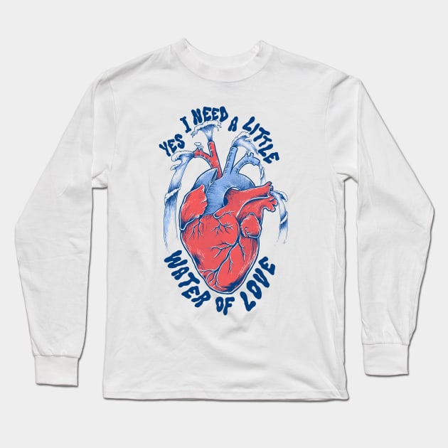 Water of Love - Dire Straits Long Sleeve T-Shirt by UmbertoVicente